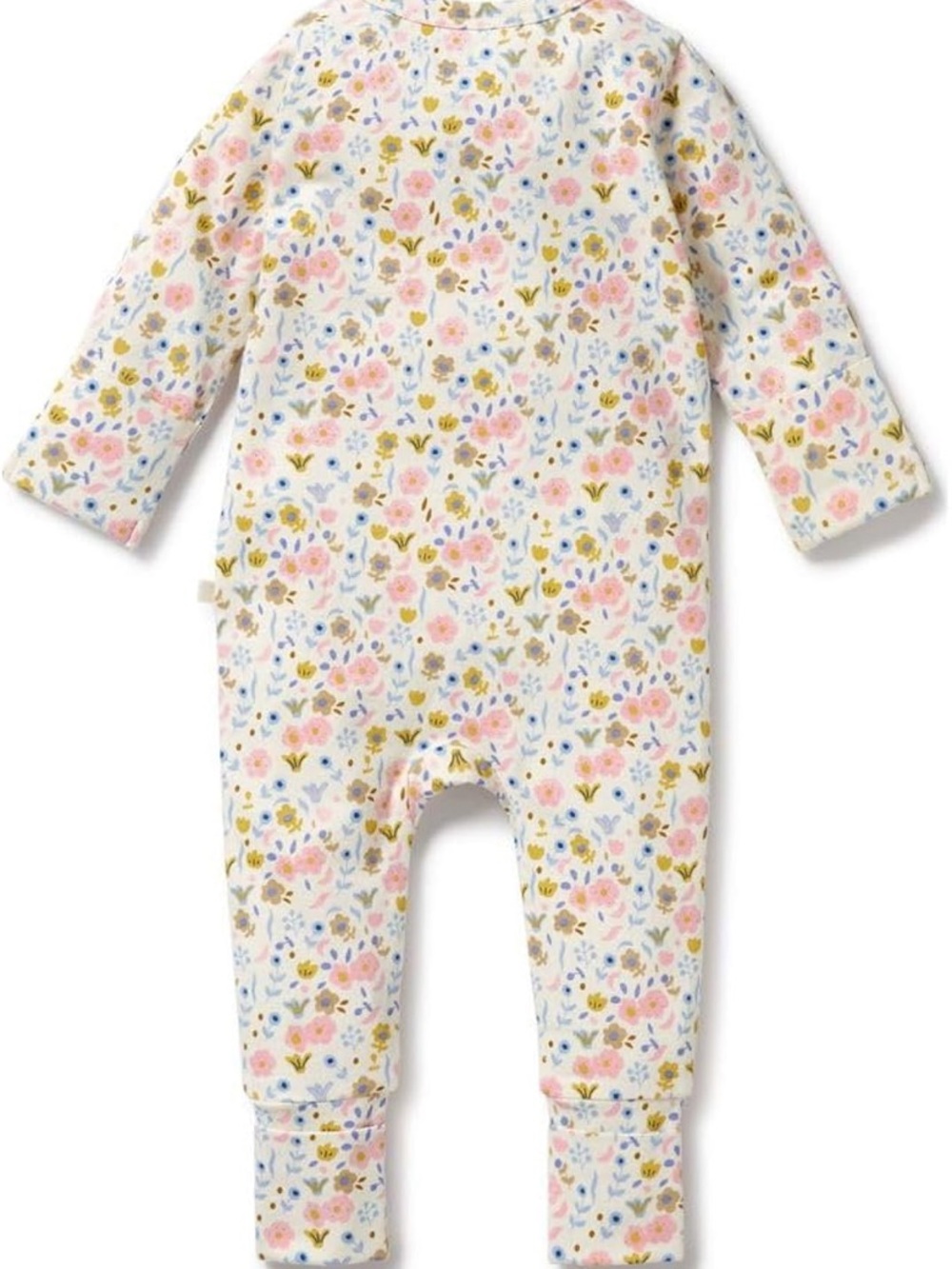 Newborn One-Piece Bodysuit in Ava Floral. Organic cotton Gots Certified - Picture 2 of 7